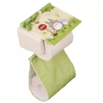 Чехол для держателя бумаги Senko My Neighbor Totoro Friends Green Character Totoro Ghibli 67341 зелёный