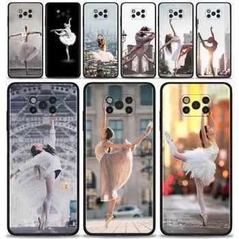 Чехол для девочек с балетом и танцем для Xiaomi Poco X3 F3 Gt M3 Nfc F1 M3 M4 Pro 5g F3 Gt, чехол для Mi 11t 10t Pro 9t 11 Note 10 Lite Civi For Mi Civi