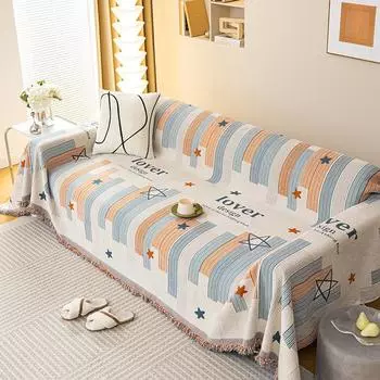 Чехол для дивана Chenille Wish, полотенце, универсальный чехол для дивана Four Seasons в скандинавском стиле, нескользящий чехол для дивана, тканевая подушка с защитой от царапин- 180*130CM