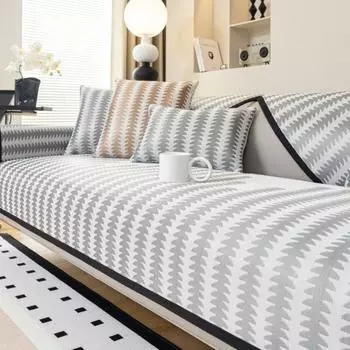 Чехол для дивана Cool Sofa Technology Ice Silk, подушка для дивана в гостиной, летняя подушка, нескользящий чехол для дивана, пылезащитный чехол, ткань против царапин 70x70cm