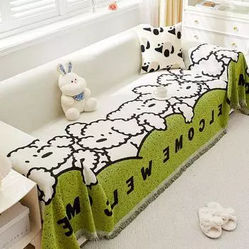 Чехол для дивана Four Seasons Universal High Sense Anti-Scratching Dustproof Universal All-Inclusive Sofa Cover Towel Full Cover 180*130cm