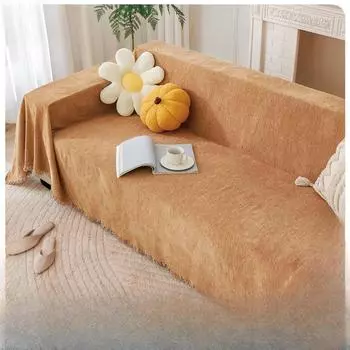 Чехол для дивана из синели с ветром, тканевая подушка для дивана, универсальная подушка для четырех сезонов, универсальное полное покрытие, универсальное покрывало, одеяло с защитой от кошачьих когтей 90*180cm