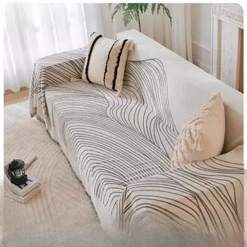 Чехол для дивана из синели, ткань Ins Style, универсальный универсальный чехол для четырех сезонов, универсальное одеяло для дивана, чехол для дивана, нескользящий чехол, одеяло 130*180cm