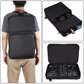 Чехол для DJ-контроллера, чехол с ремешком для Pioneer DDJ-400 DJ-контроллера, переносная защитная сумка, дорожная сумка черного цвета