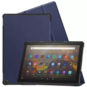 чехол для FOR Fire HD 10 10 дюймов в ноутбук типа умный автоматический спящий режим чехол из искусственной кожи для FOR Fire HD 10 10 дюймов в с подставкой ударопрочность полная защита синий