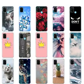 Чехол для HONOR 9A, чехол 6,3 дюйма; Мягкий силиконовый чехол из ТПУ для телефона Huawei Honor 9A 9 A MOA-LX9N, защитный чехол на заднюю панель, чехол Funda Shell Honor 9A