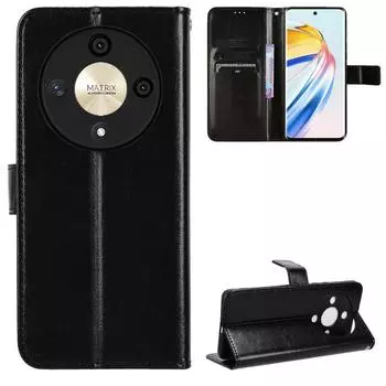 Чехол для Honor Magic6 lite Magic 6 lite, откидная крышка, кошелек из искусственной кожи, слот для карт, чехол-подставка для телефона For Honor Magic 6 lite красный
