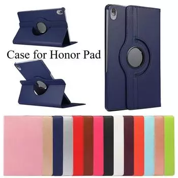 Чехол для Honor Pad X 9 11,5 вращающийся на 360 градусов чехол-подставка из искусственной кожи для Honor Pad X8 pro чехол для Honor Pad V8 V8pro Honor Pad X9 11.5 красный