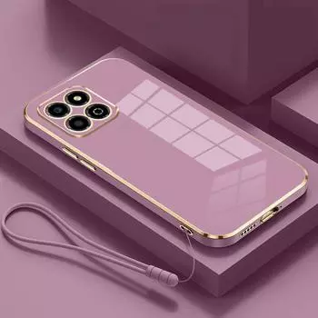 Чехол для Honor X6b Чехол для телефона Honor X6B Чехол для телефона Honor 200 Smart Cover X6A Противоударный мягкий силиконовый чехол-накладка Luxury Square Platin For Honor X6A
