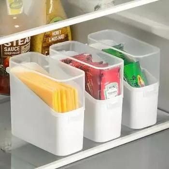 Чехол для хранения сыра, герметичный контейнер для хранения продуктов с крышкой, большая емкость, держатель для ломтика сыра, прозрачный органайзер для холодильника с запахом белый
