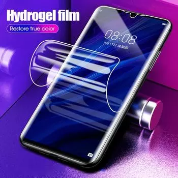 Чехол для Huawei Honor 7A 8A Iphone Xiaomi Redmi 8A 7A, гидрогелевая пленка, полная защитная пленка, Защитная пленка для экрана для Samsung A30 A50 iPhone 6 6s чистый