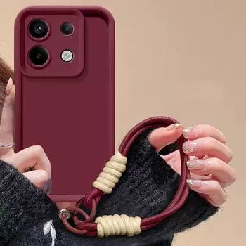 Чехол для Infinix GT 10 Pro Чехол для телефона Infinix GT 10 Pro Чехол с плетеным шнурком Чехол для защиты кожи от ударов Infinix GT 10 Pro