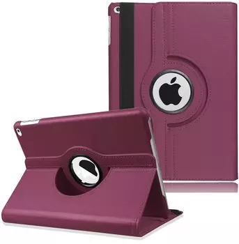 Чехол для iPad 10,2 Air 2 Air 1 iPad 9,7 2018 2017, чехол A1822 A1823 A1893 A1954, чехол 5-го, 6-го поколения, вращающийся на 360 градусов, чехол For iPad mini 6 2021 кадмий красный