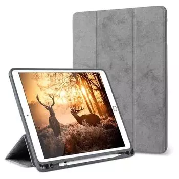 Чехол для iPad Pro 12.9 с карандашницей 2017 2015 Мягкий чехол из ТПУ премиум-класса из искусственной кожи и ТПУ для iPad Pro 12.9 2020 Чехол + пленка iPad Pro 12.9 2018 розовый