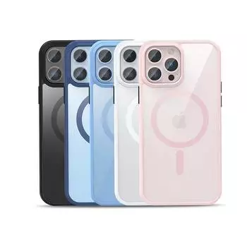 Чехол для iPhone11 12 iPhone 13 Pro Max Магнитный чехол Funda iPhone 15 14 13 11 12 Pro X XS XR XS Max 8 7 Plus Прозрачный чехол для беспроводного зарядного устройства Magsafing iPhone 7 белый