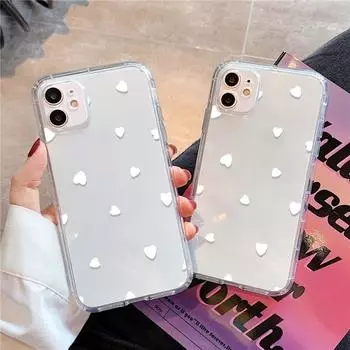 Чехол для iPhone 11 Redmi 9C Note9 Xiaomi Poco X3 M3 iphone 7, чехлы для Samsung A 51 A32 A30 A50 Honor 10 Lite 8A, чехол для телефона с сердечком iPhone 7 Plus
