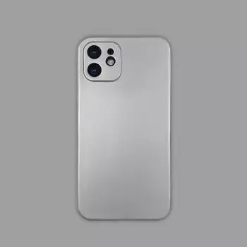 Чехол для iPhone 13 Pro с матовым гальваническим покрытием из серебра — совместим с 11pm, XS Max — простая и стильная индивидуальность Apple 11PRO