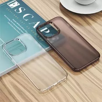 Чехол для Iphone 14 12 13 Pro Max Полупрозрачный полупрозрачный противоударный акриловый чехол для телефона For iPhone 13 Pro белый
