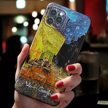 Чехол для iPhone 15 14 13 12 11 Pro 14Pro 15Pro Max Plus mini XR X XS Max SE 6 7 8 Plus с 3D-артом, чехол для телефона Apple iPhone 13 Pro