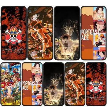 Чехол для iPhone 15 14 Xiaomi Redmi Note 13 12 11 Pro Max X 8 9 XR Samsung Galaxy S24 S23 A05 OPPO A15 Huawei One Piece Luffy Portgas D Ace Phone Case for iPhone (6)(6s) аэро