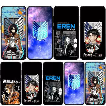 Чехол для iPhone 15 14 Xiaomi Redmi Note 13 12 11 Pro Max X 8 7 9 XR Samsung Galaxy S24 S23 A05 OPPO A15 Huawei Attack on titan Eren Jaeger Phone Case for Samsung Galaxy S8 Plus аэро