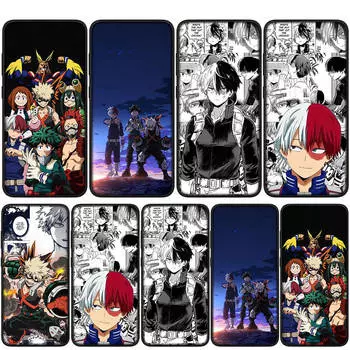 Чехол для iPhone 15 14 Xiaomi Redmi Note 13 12 11 Pro Max X 8 7 9 XR Samsung Galaxy S24 S23 OPPO A15 Huawei BNHA My Hero Academia Todoroki Shoto Чехол