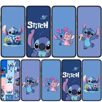 Чехол для iPhone 15 14 Xiaomi Redmi Note 13 12 11 Pro Max X 8 7 9 XR Samsung Galaxy S24 S23 A05 OPPO A15 Huawei Blue Lilo Pink Stitch аниме-чехол для телефона