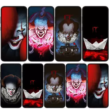 Чехол для iPhone 15 14 Xiaomi Redmi Note 13 12 11 Pro Max X 8 7 9 XR Samsung Galaxy S24 S23 A05 OPPO A15 Huawei чехол для телефона «Оно» Стивена Кинга Pennywise for Samsung Galaxy S20 Ultra болюс