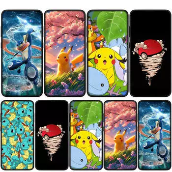 Чехол для iPhone 15 14 Xiaomi Redmi Note 13 12 11 Pro Max X 8 7 9 XR Samsung Galaxy S24 S23 OPPO A15 Huawei Squirtle Pokemon Pikachu Comics чехол для телефона for Huawei Y6 2018 аэро
