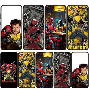 Чехол для iPhone 15 14 Xiaomi Redmi Note 13 12 11 Pro Max X 8 7 9 XR Samsung Galaxy S24 S23 A05 OPPO A15 Huawei Росомаха Аниме Дэдпул чехол для телефона