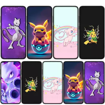 Чехол для iPhone 15 14 Xiaomi Redmi Note 13 12 11 Pro Max X 8 7 9 XR Samsung Galaxy S24 S23 OPPO A15 Huawei Mew Mewtwo Pokemon Pikachu Чехол для телефона for Samsung Galaxy A13 4G ceil