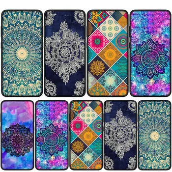 Чехол для iPhone 16 15 14 Xiaomi Redmi Note 13 12 11 Pro Max X 10 8 9 XR Samsung Galaxy S24 S23 OPPO Huawei Floral Paisley Mandala Flower Phone Case for Samsung Galaxy A13 4G олений