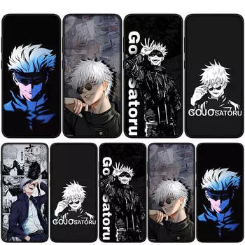 Чехол для iPhone 16 15 14 Xiaomi Redmi Note 13 12 11 Pro Max X 10 8 9 XR Samsung Galaxy S24 S23 A05 OPPO Huawei Anime Jujutsu Kaisen Gojo Satoru for OPPO A38 болюс