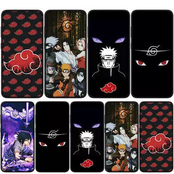 Чехол для iPhone 16 15 14 Xiaomi Redmi Note 13 12 11 Pro Max 8 9 XR Samsung Galaxy S24 S23 OPPO Huawei Cartoon Naruto Itachi Uchiha Sasuke Phone Case for Samsung Galaxy A51 аэро