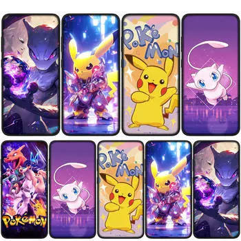 Чехол для iPhone 16 15 14 Xiaomi Redmi Note 13 12 11 Pro Max X 10 8 9 XR Samsung Galaxy S24 S23 A05 A15 13C OPPO Huawei Mew Mewtwo Pikachu чехол для телефона for Huawei P10 аэро