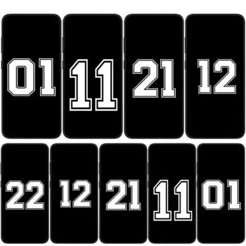 Чехол для iPhone 16 15 14 Xiaomi Redmi Note 13 12 11 Pro Max X 10 8 9 XR Samsung Galaxy S24 S23 9C OPPO Huawei Football Baseball No 12 1 11 21 22 Чехол for Samsung Galaxy Note 10 Lite болюс