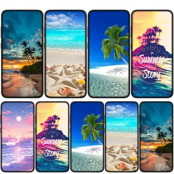 Чехол для iPhone 16 15 14 Xiaomi Redmi Note 13 12 11 Pro Max X 10 8 9 XR Samsung Galaxy S24 S23 OPPO Huawei Sea Beach Travel Shell Mountain Phone Case for Redmi 13C 5G олений