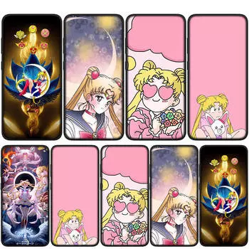 Чехол для iPhone 16 15 14 Xiaomi Redmi Note 13 12 11 Pro Max X 10 8 9 XR Samsung Galaxy S24 S23 A15 13C 12COPPO Huawei Lovely Sailor Moon Phone Case for iPhone 6S Plus болюс