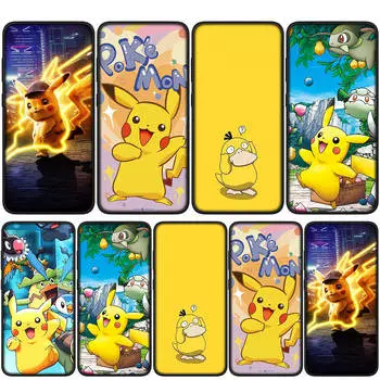 Чехол для iPhone 16 15 14 Xiaomi Redmi Note 13 12 11 Pro Max X 10 8 9 XR Samsung Galaxy S24 S23 A15 13C OPPO Huawei Psyduck Pokemon Pikachu Чехол для телефона for Samsung Galaxy S23 FE экрю