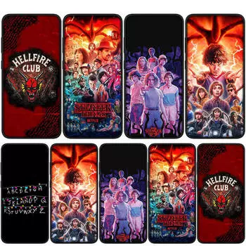 Чехол для iPhone 16 15 14 Xiaomi Redmi Note 13 12 11 Pro Max X 10 8 9 XR Samsung Galaxy S24 S23 7OPPO Huawei Stranger Things Hellfire Club Phone Case for Redmi Note 9 олений