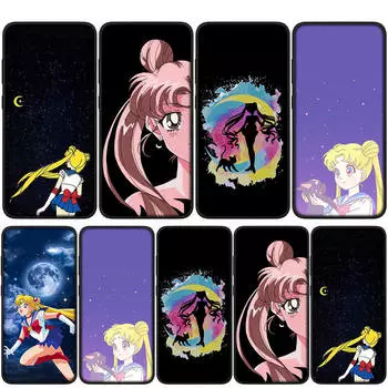 Чехол для iPhone 16 15 14 Xiaomi Redmi Note 13 12 11 Pro Max X 10 8 9 XR Samsung Galaxy S24 S23 A15 13C OPPO Huawei Comics Sailor Moon милый чехол для телефона for Xiaomi Poco X6 Pro экрю