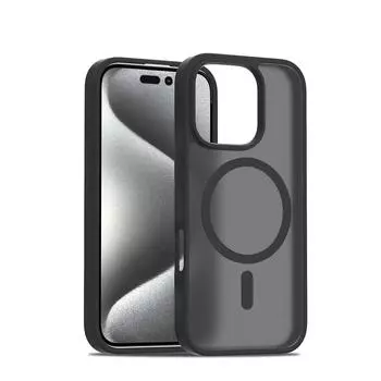 Чехол для iPhone 16 Pro Max Plus с магнитной матовой рамкой из ТПУ, гладкий на ощупь, защитный, прозрачный, защитный чехол для телефона Fundas iphone16