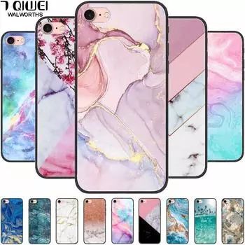 Чехол для iPhone 6 6S Plus Чехол Мраморный Силиконовый Мягкий Защитный Чехол для Телефона iPhone 7 8 XS Чехлы для iPhone7 TPU Capa 6SPlus For iPhone XS