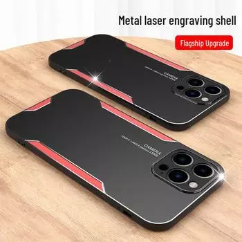 Чехол для iPhone Apple 15 Pro Max Metal Blade Hard Shell, подходит для моделей 15 Plus, 14, 13, 12 iPhone XR