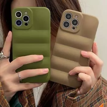 Чехол для iPhone в стиле ретро Olive Green для iPhone 11/12/13 Pro Max/14/XR/XS XR