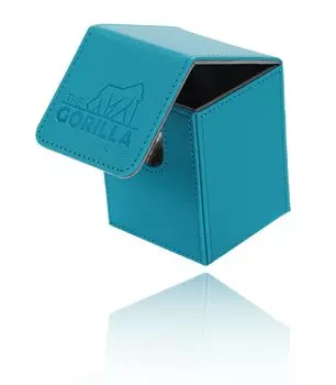 Чехол для карточек THE GORILLA CASE из искусственной кожи, вертикальный чехол (Бирюзово-синий) бирюзовый синий