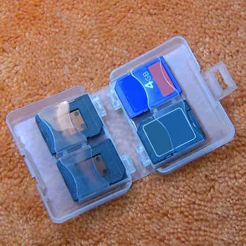 Чехол для карты памяти Sdhc на 8 SD 1 - защитный жесткий держатель 16 ГБ, 64 ГБ, 32 ГБ для коробки X4W7