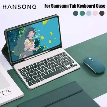 Чехол для клавиатуры Samsung Galaxy Tab S6 Lite 10,4 дюйма S7 11 дюймов S8 11 дюймов S7 Plus S7 FE S8 Plus 12,4 дюйма A8 10,5 дюйма A7 10,4 дюйма, чехол для планшета A7 10.4