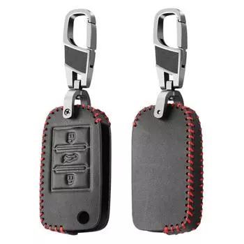 Чехол для ключа Roewe RX5 MG3 MG5 MG6 MG7 MG ZS GT GS 350 360 750 кожаный чехол для автомобильного ключа, чехол, сумка, защитная оболочка, аксессуары чёрный
