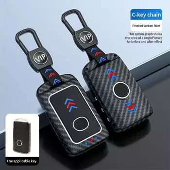 Чехол для ключей автомобиля из АБС-пластика с узором из углеродного волокна, чехол-брелок для Mazda 3 Alexa CX30 CX-30 CX-5 CX5 CX3 CX-3 CX8 CX-8 CX9 CX-9